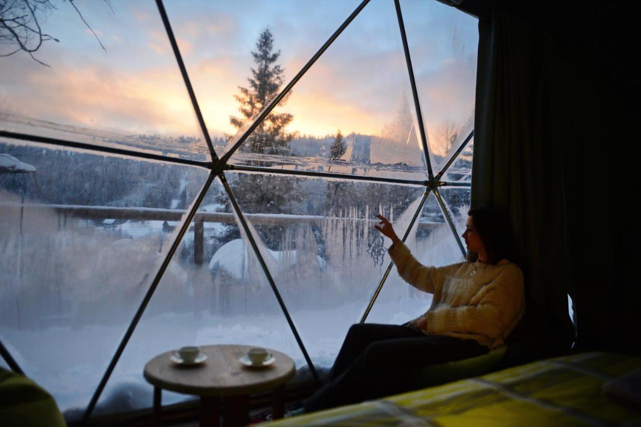 Hotel Глемпінг Едельвейс Oryavchyk Esterno foto