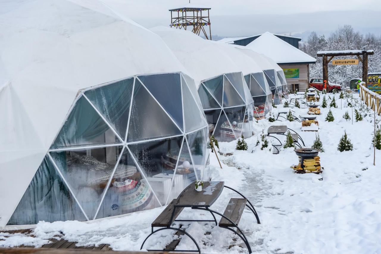 Hotel Глемпінг Едельвейс Oryavchyk Esterno foto